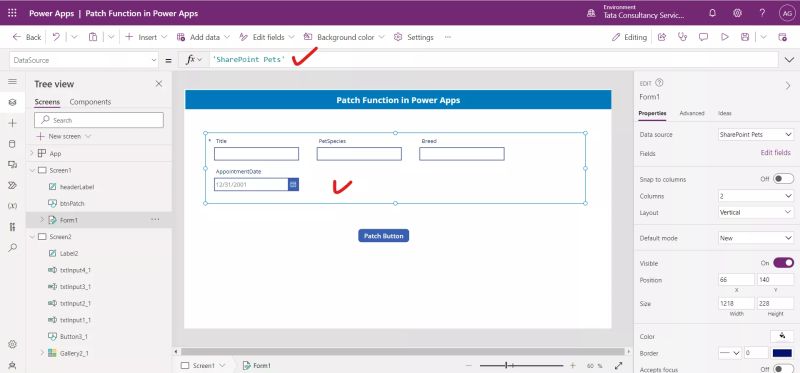 How To Use Power Apps Patch Function Power Apps Tutorial - Premium City Design Gallery - Retina