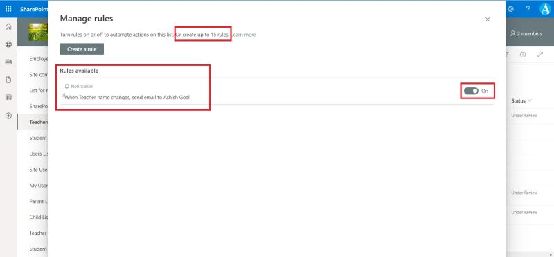 Create A Rule To Automate A List Or Library Power Automate Ashish Coder - Best Light Patterns in HD