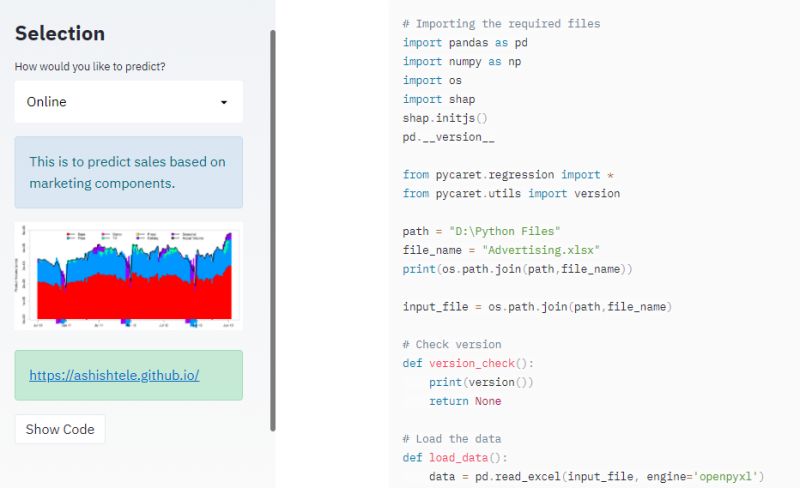 Market Mix Modeling Using Pycaret And Streamlit Part 1 It S Ashish - Premium Minimal Design Gallery - HD