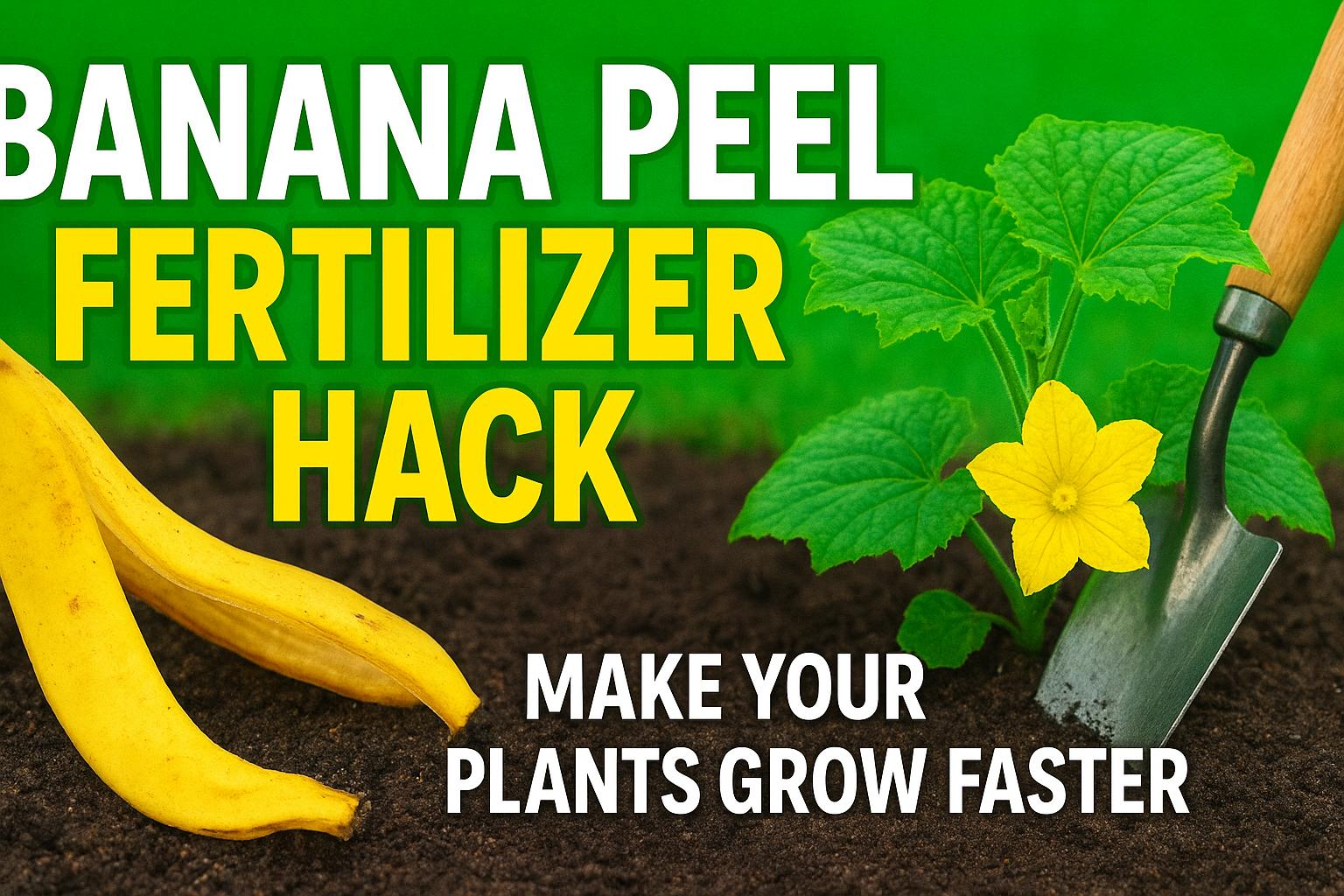 How to Use Banana Peels as Fertilizer www.ashitips.com