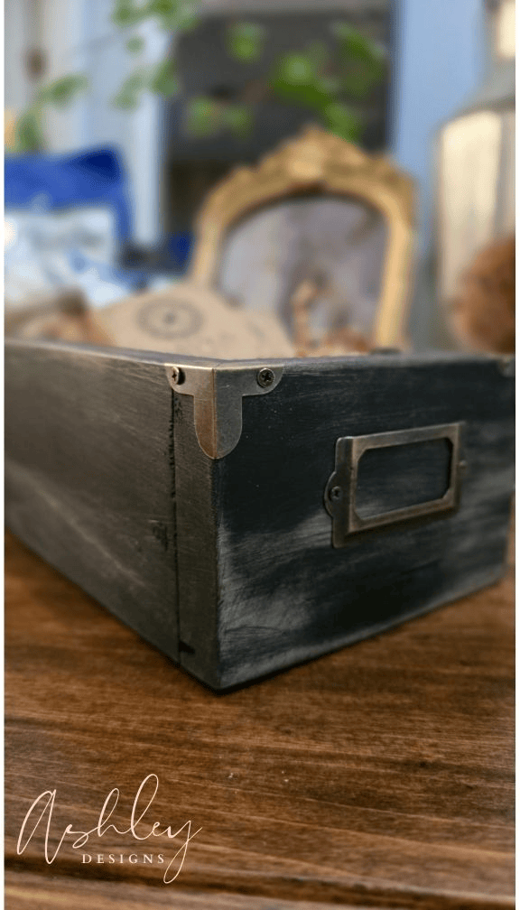 Vintage Library Trays and Boxes