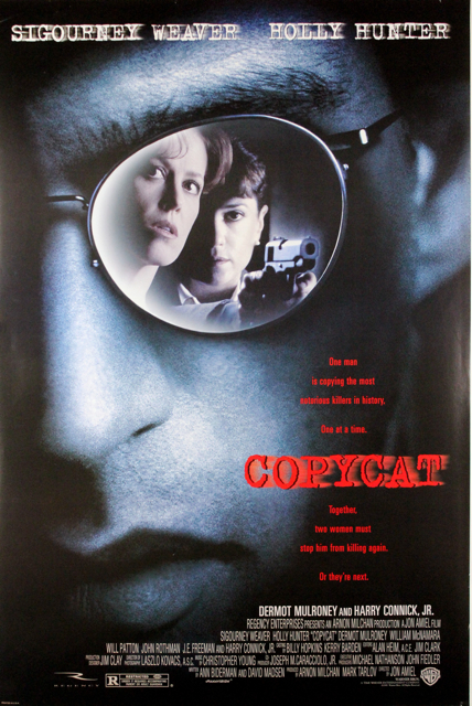 An agoraphobic psychologist and a female detective must work together to take down a serial killer who copies serial killers from the past. Copycat Film Review Ashley Manning