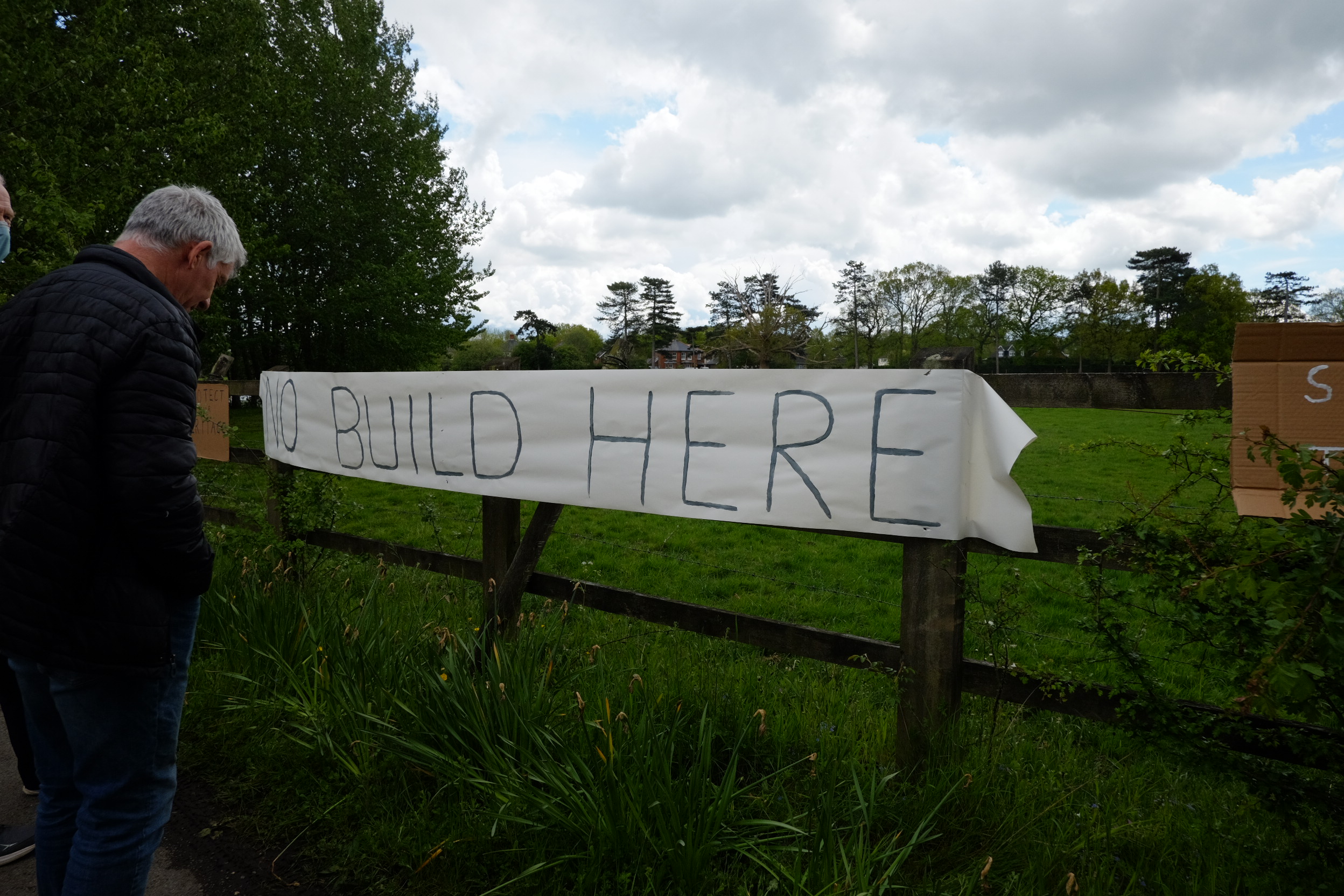 Protest in Ash Green