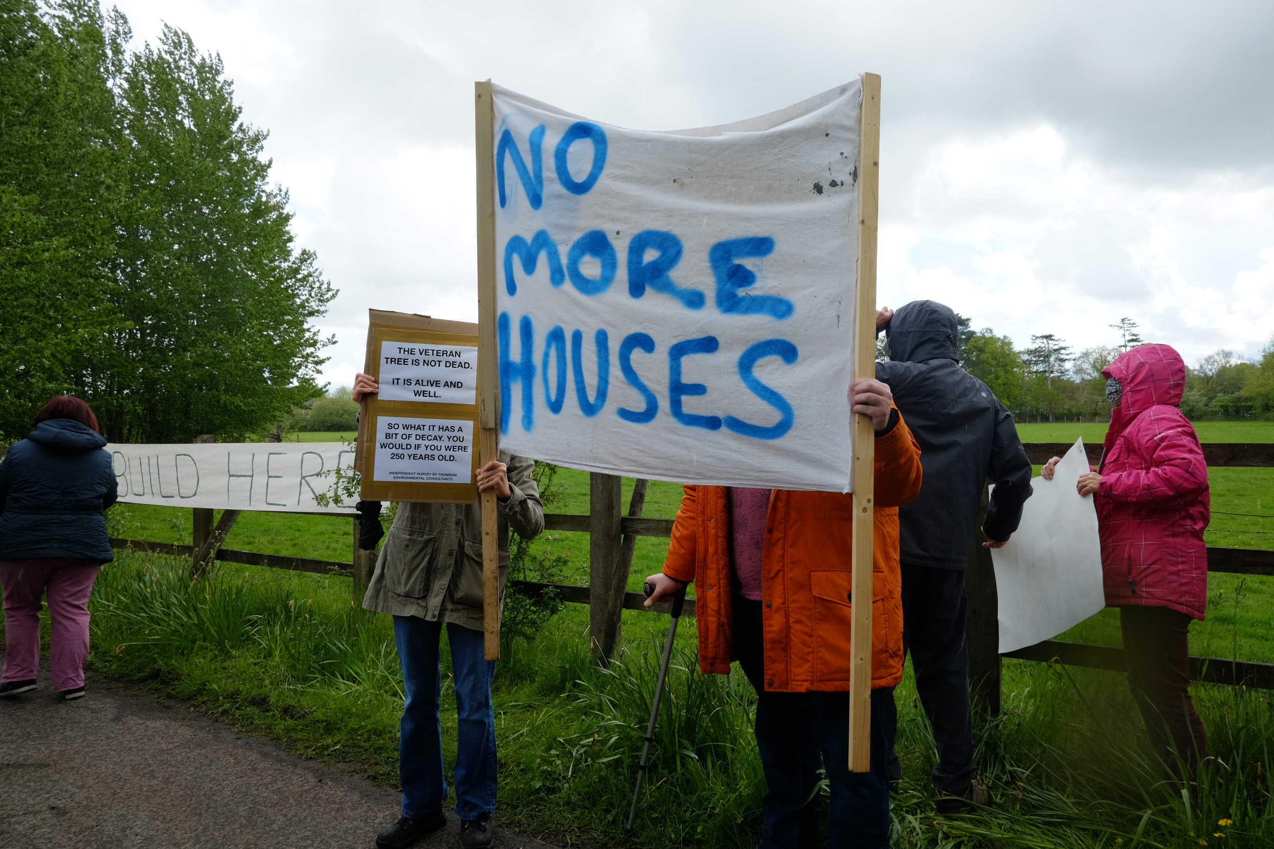 Protest in Ash Green