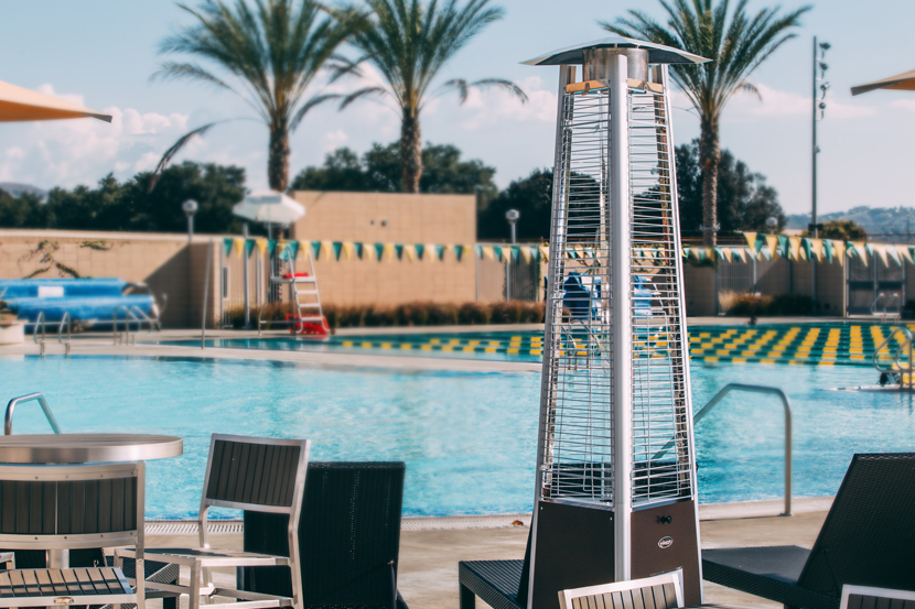 Outdoor Heaters by the pool