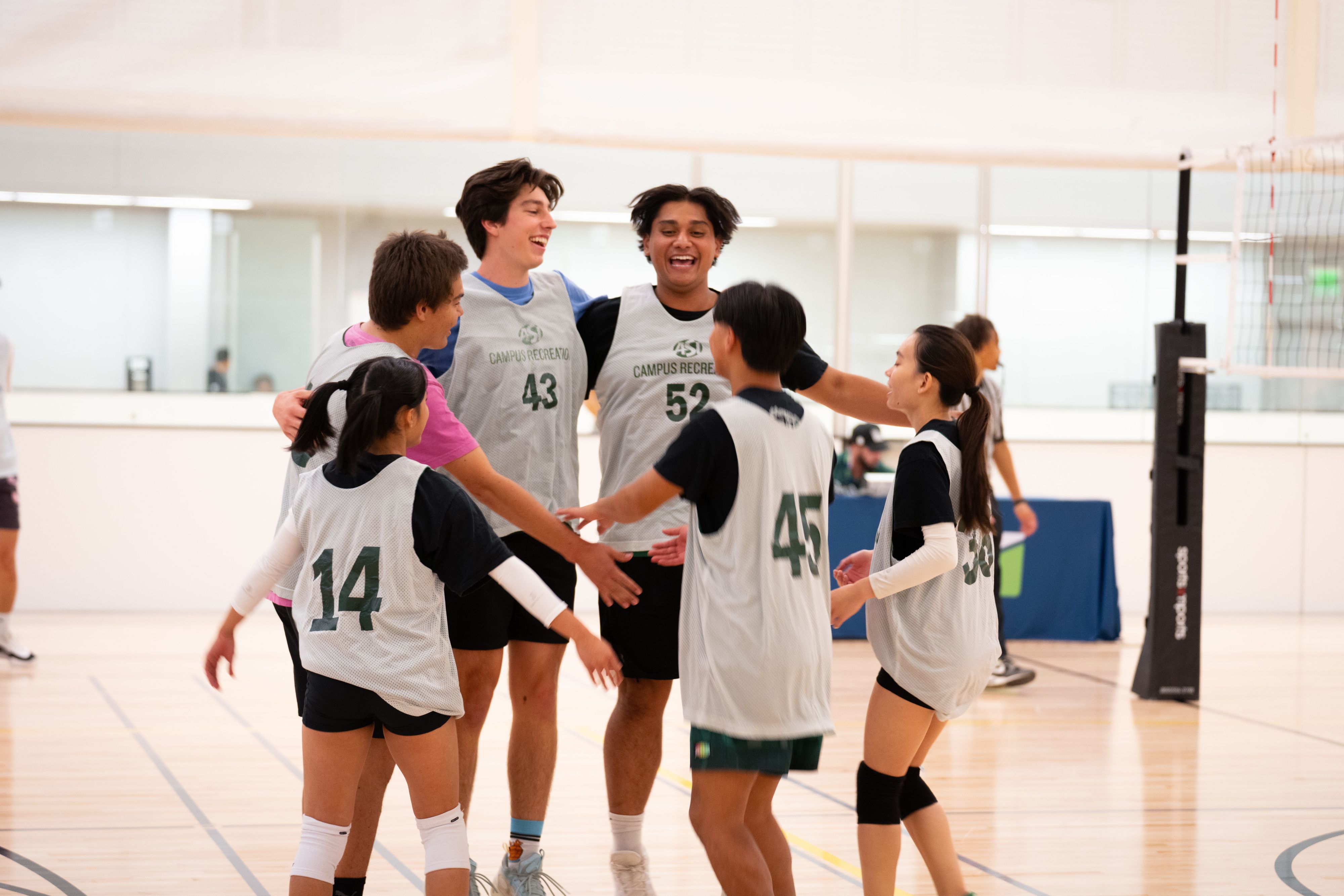 a group of students celebrating