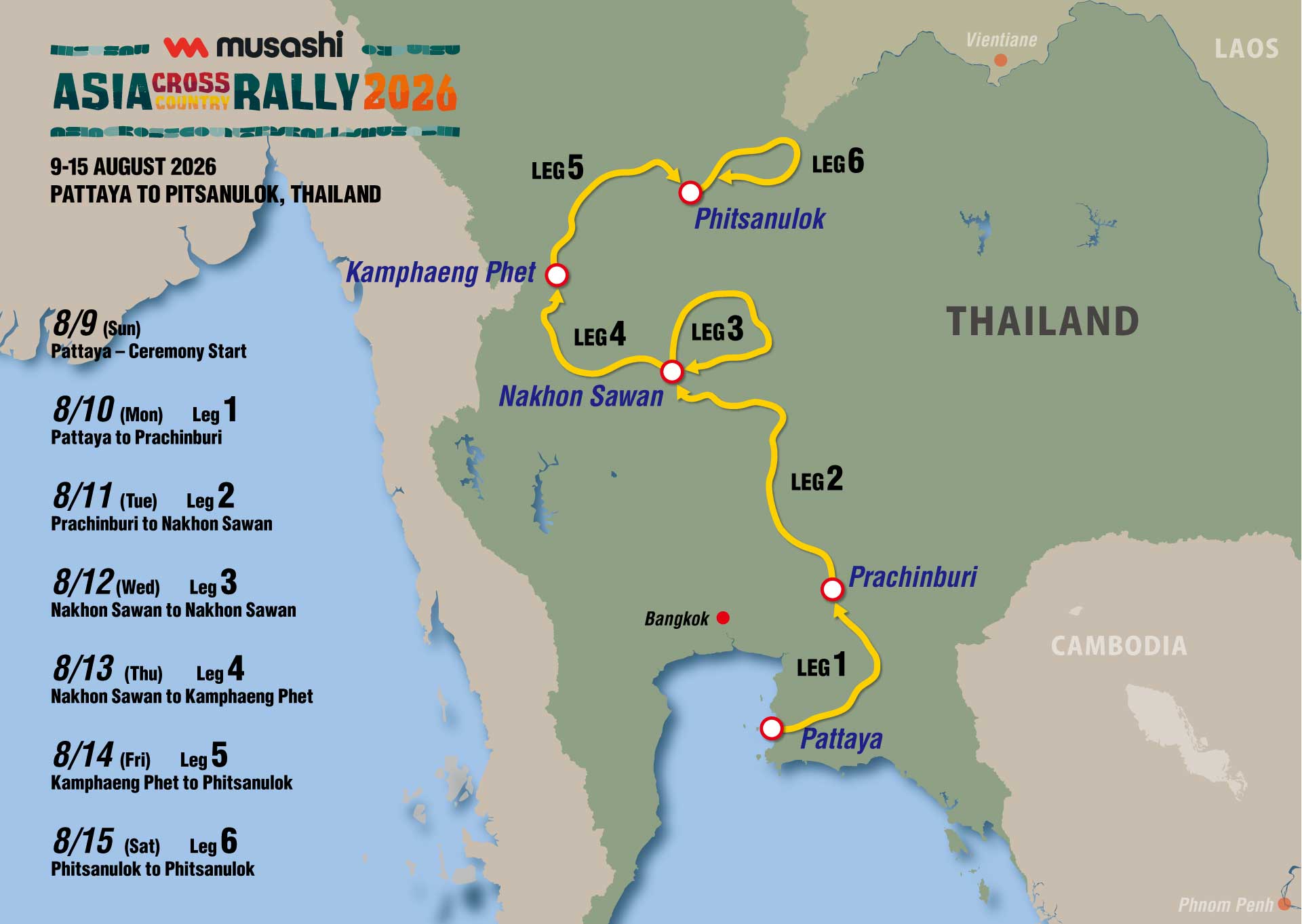 31st Musashi Asia Cross Country Rally 2026 