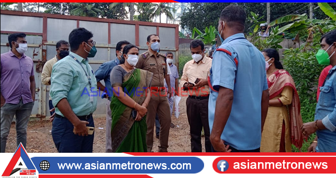 കോവിഡ് ടി പി ആർ ഉയർന്നതിനെതുടർന്ന് കർശന പരിശോധന നടത്തി.