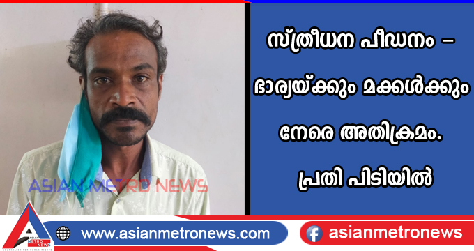 സ്ത്രീധന പീഡനം : ഭാര്യയ്ക്കും മക്കൾക്കും നേരെ അതിക്രമം; പ്രതി പിടിയിൽ