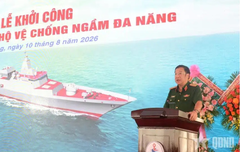 Vietnam Launches First Homegrown Anti-Sub Frigate
