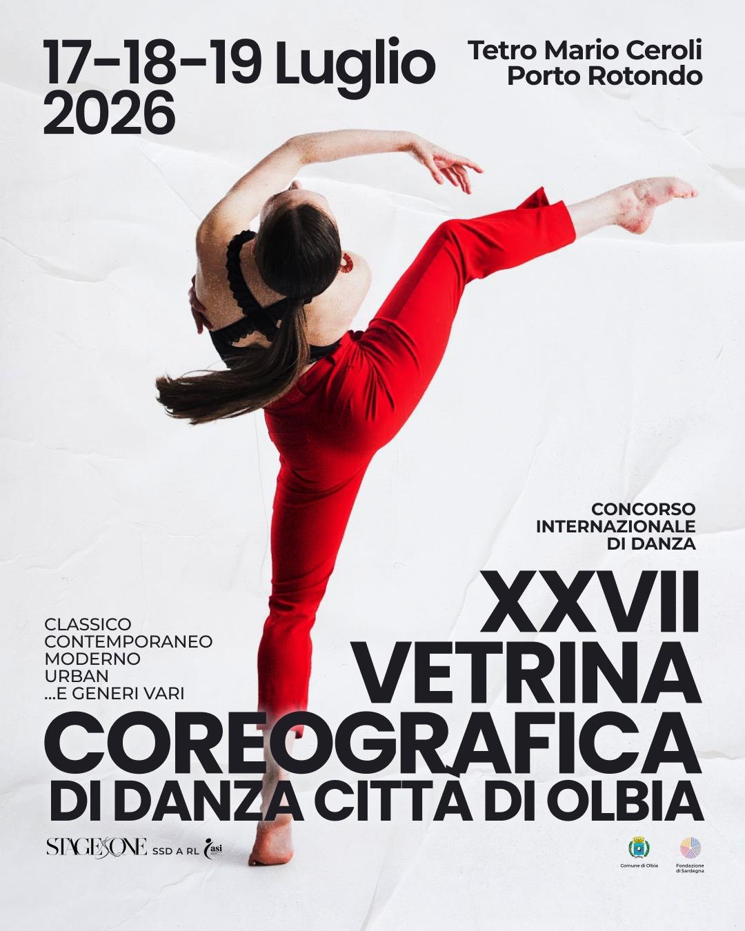 La Vetrina Coreografica di Danza 2026 porta Olbia al centro della scena nazionale