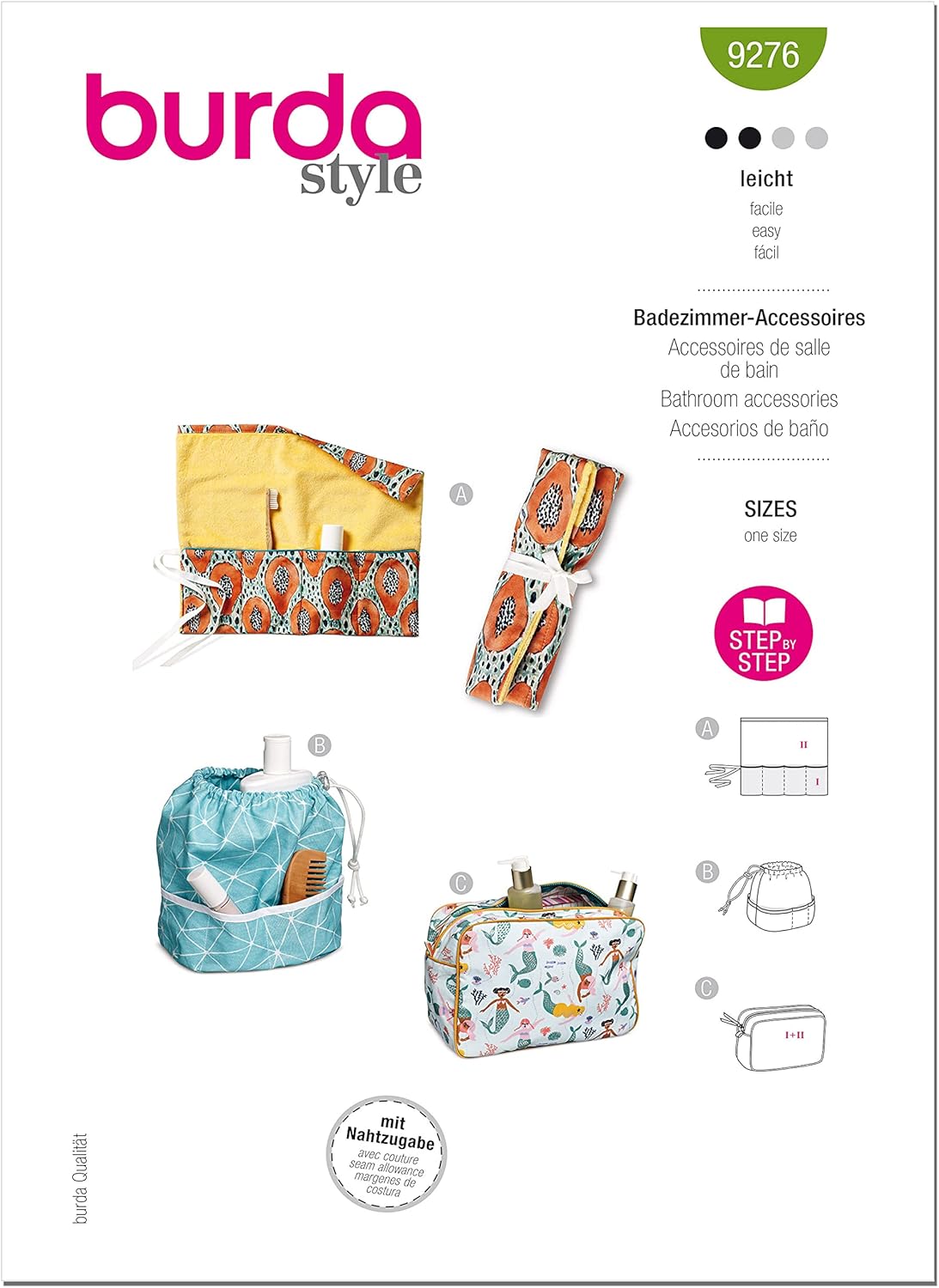 Drawstring bag pattern