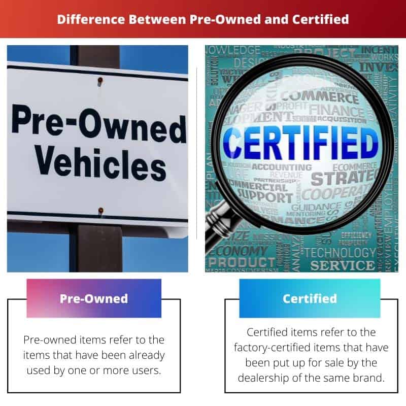 Pre-owned vs certified: difference and comparison