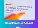 Complement Vs Adjunct Difference And Comparison