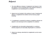 Difference Between Complement And Adjunct
