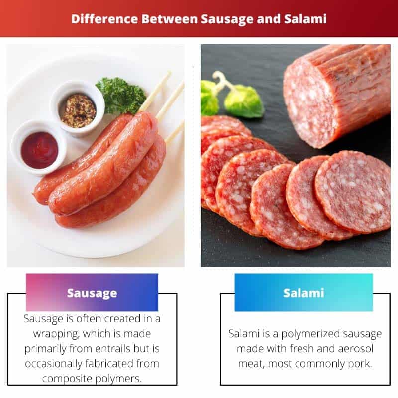 Sausage vs salami: difference and comparison