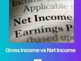 Difference Between Gross Income And Net Income