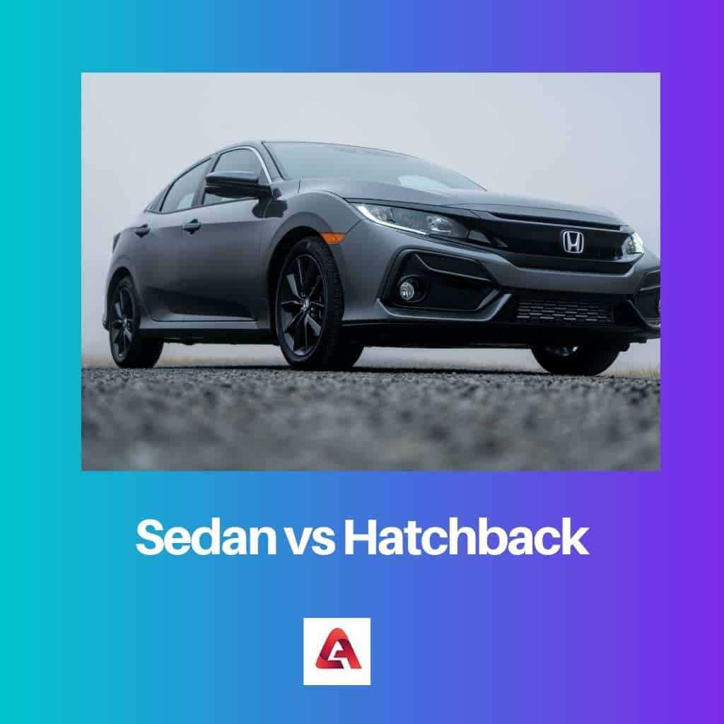 Sedan vs hatchback: verschil en vergelijking