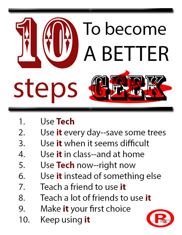 Be a better geek