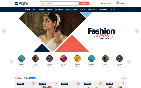 Osahan Jewelry - Bootstrap4 Responsive Jewelry Light Template