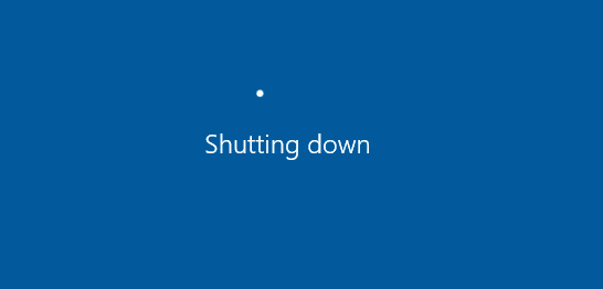 Why does my machine take forever to shut down?