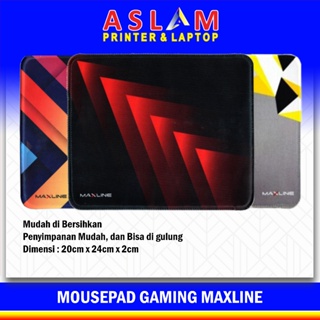 Mousepad Gaming Maxline ukuran 20cm x 24xm x 2cm