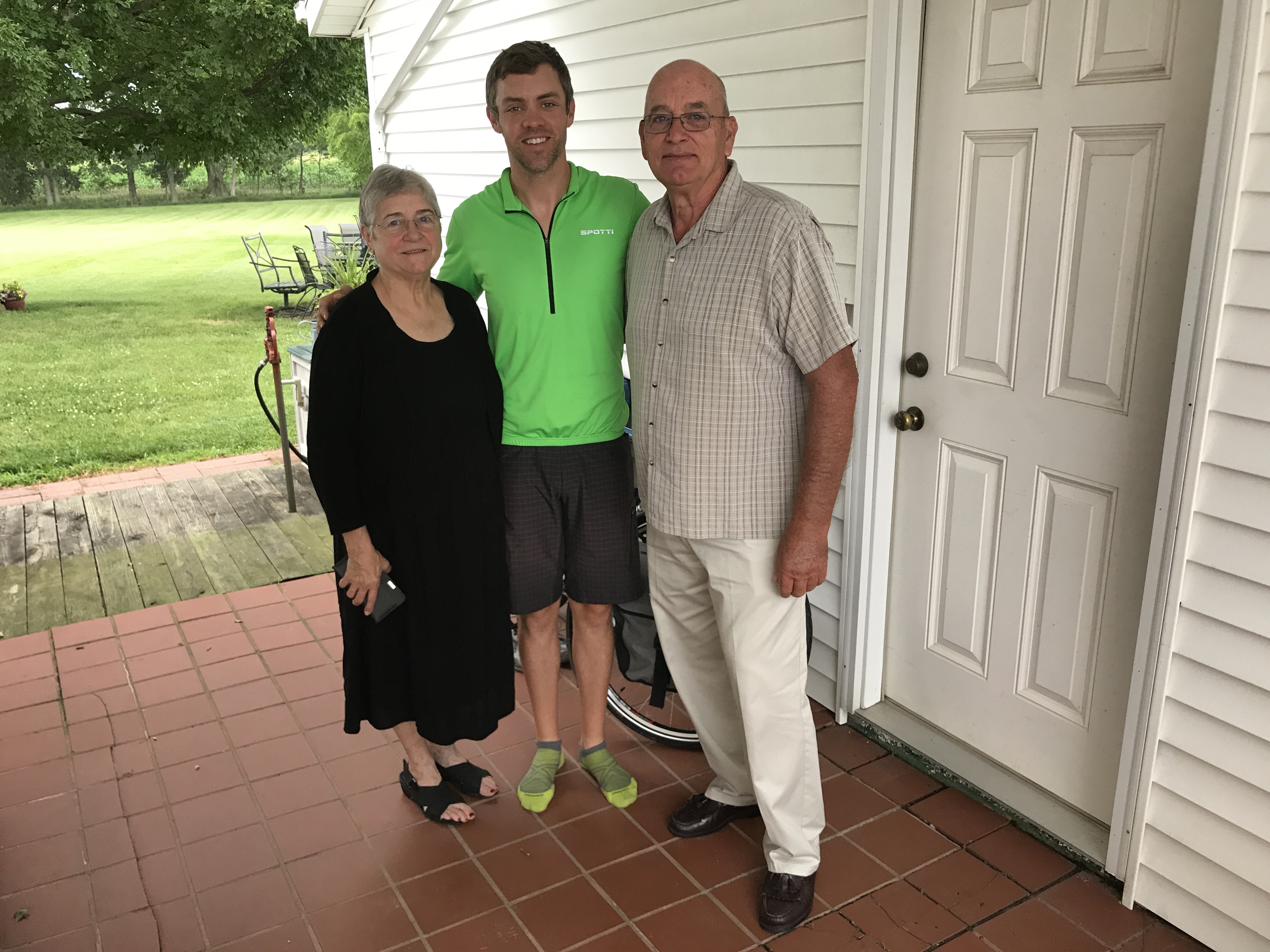Mary, Nick, and Mark...each in their Sunday best.