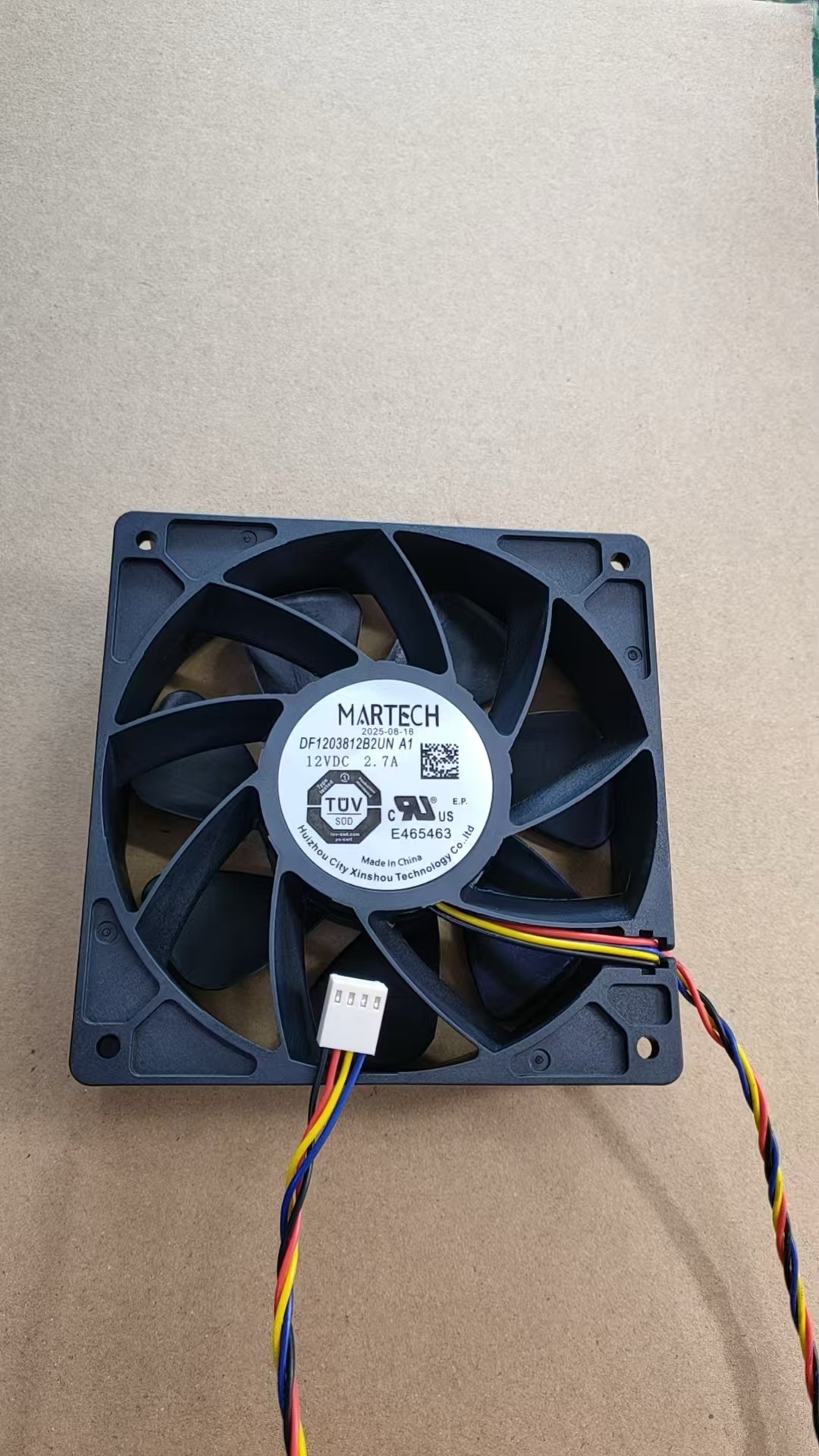 s19 Fans 12cm 6000rpm 2.7amp