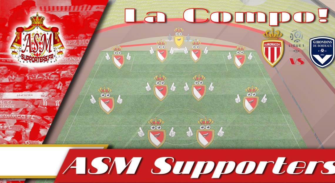 Monaco – Bordeaux : Les compositions Monaco – Bordeaux : Les compositions