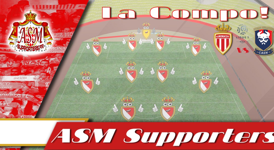 Monaco – Caen : Les compositions Monaco – Caen : Les compositions