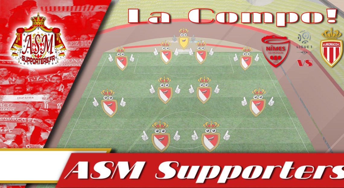 Nîmes-Monaco : Les compositions Nîmes-Monaco : Les compositions
