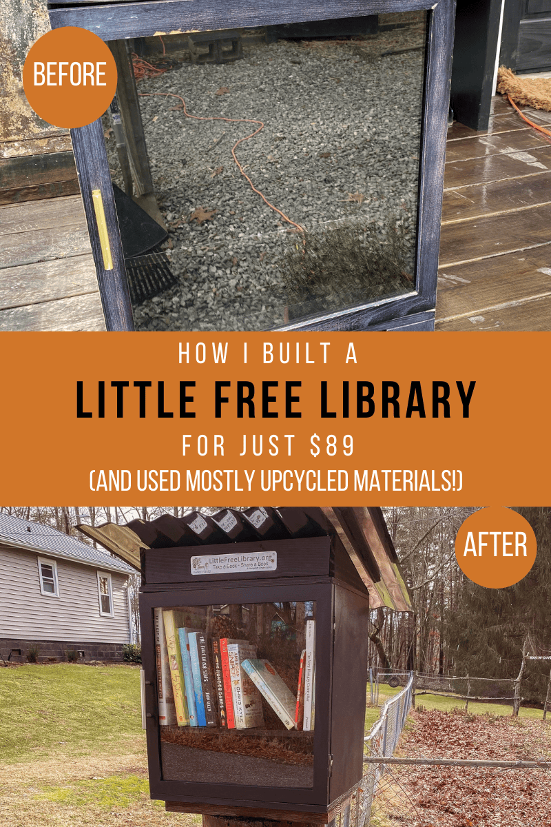 Building a Little Free Library with Upcycled Materials – A Small Life