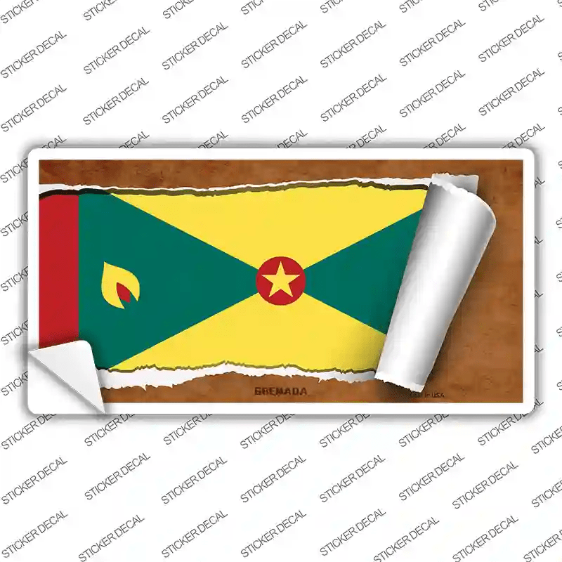 Grenada Flag Sticker Decal - City Textures - Modern Full HD Collection