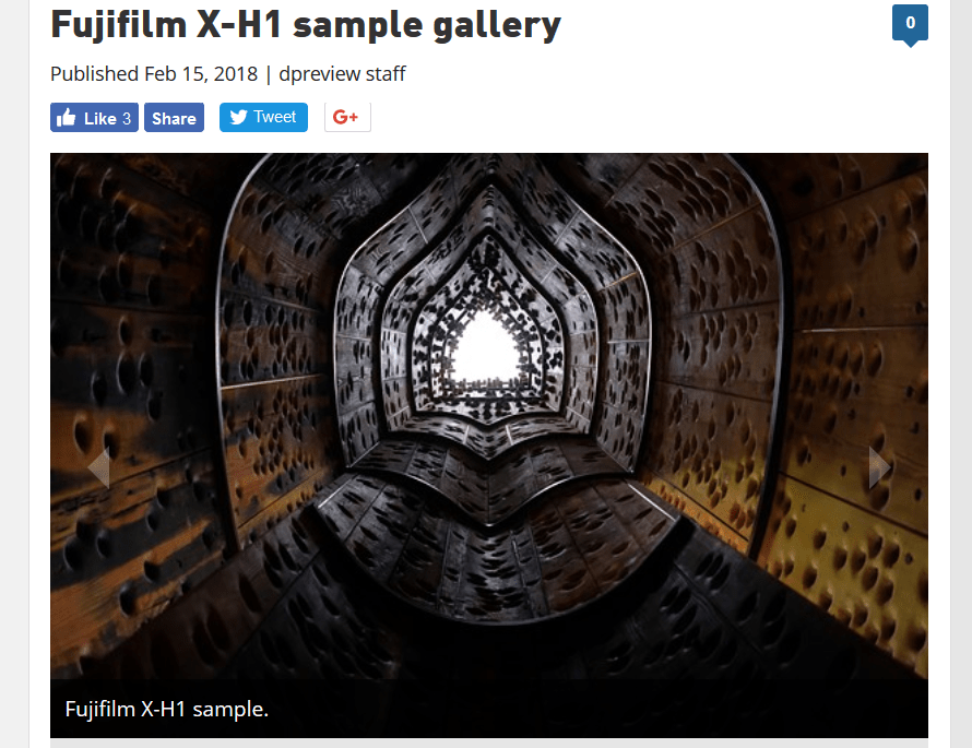 DPREVIEWがFUJIFILM XH1の作例とファーストインプレッションを掲載【海外の評価】 とるなら