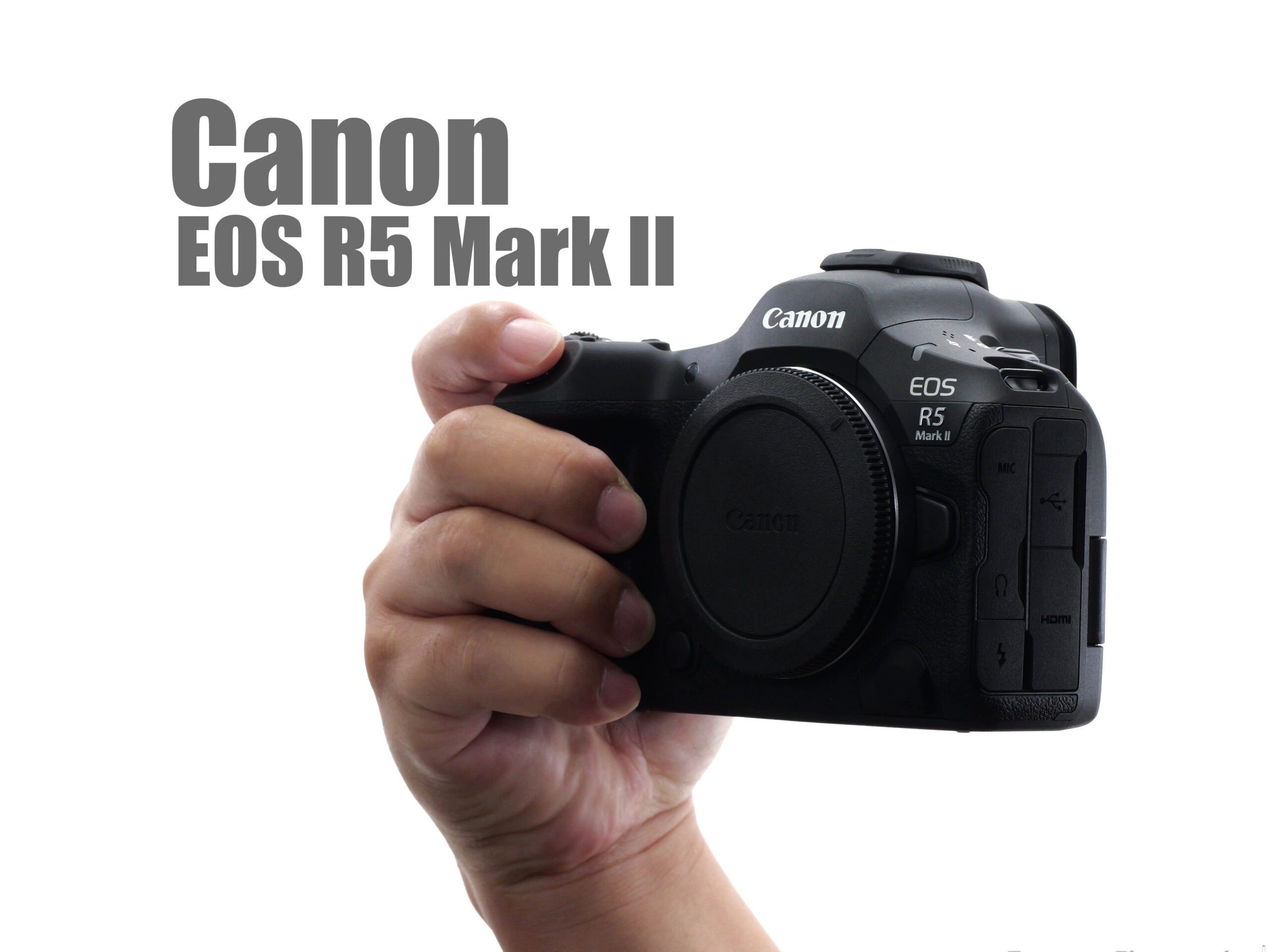 キヤノン EOS R5 Mark II ハンズオンレビュー 外観や操作性の確認 