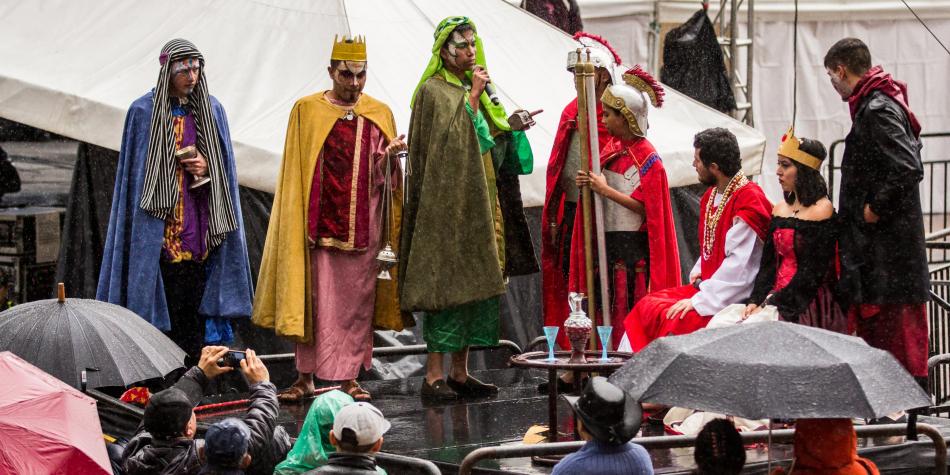 FIESTA DE REYES CUMPLE 103 AÑOS EN EL BARRIO EGIPTO DE BOGOTA