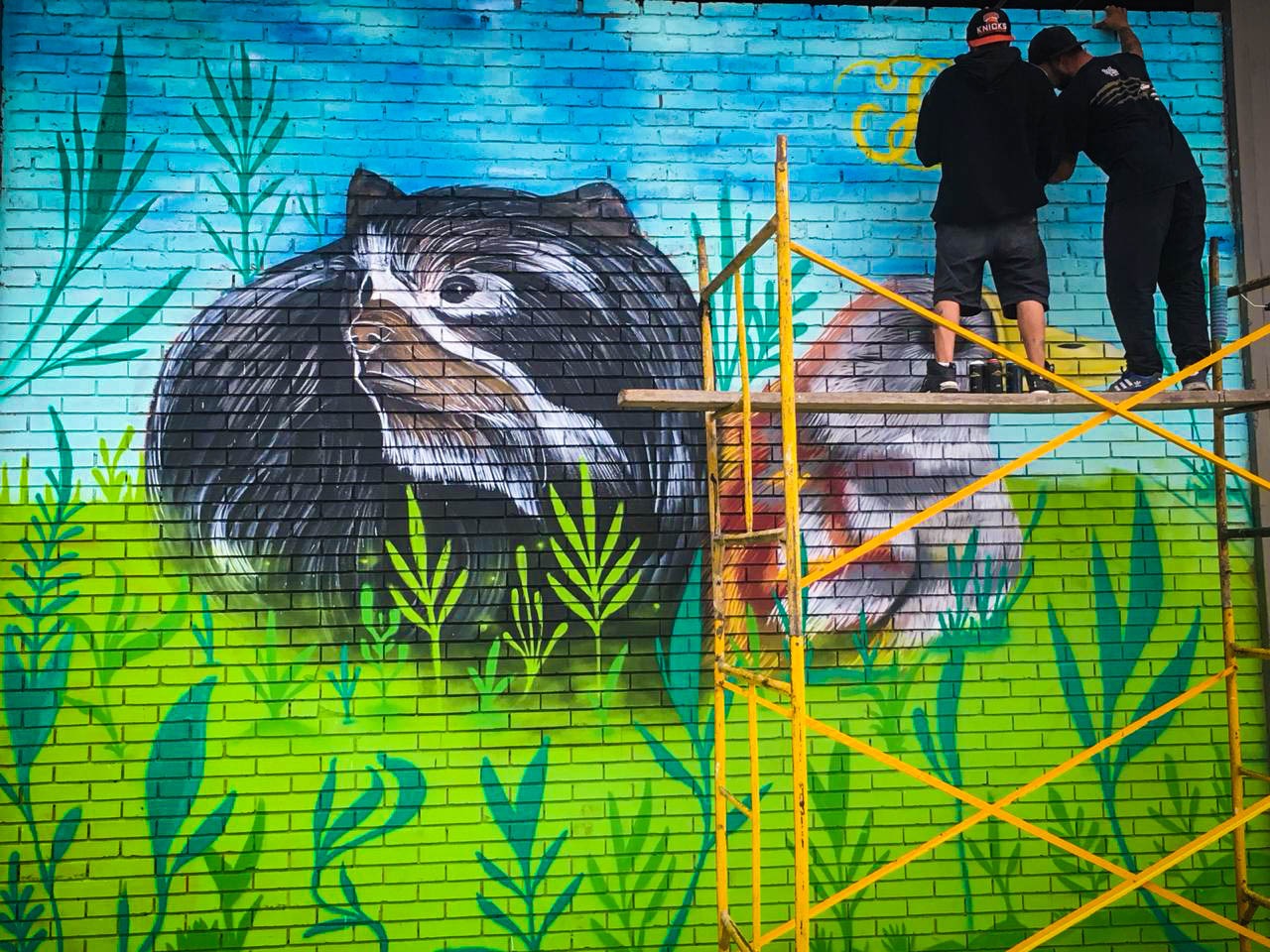 CON UN MURAL, PARTICIPACIÓN BOGOTÁ LE RINDE HOMENAJE AL OSO ANDINO Y A LA TINGUA