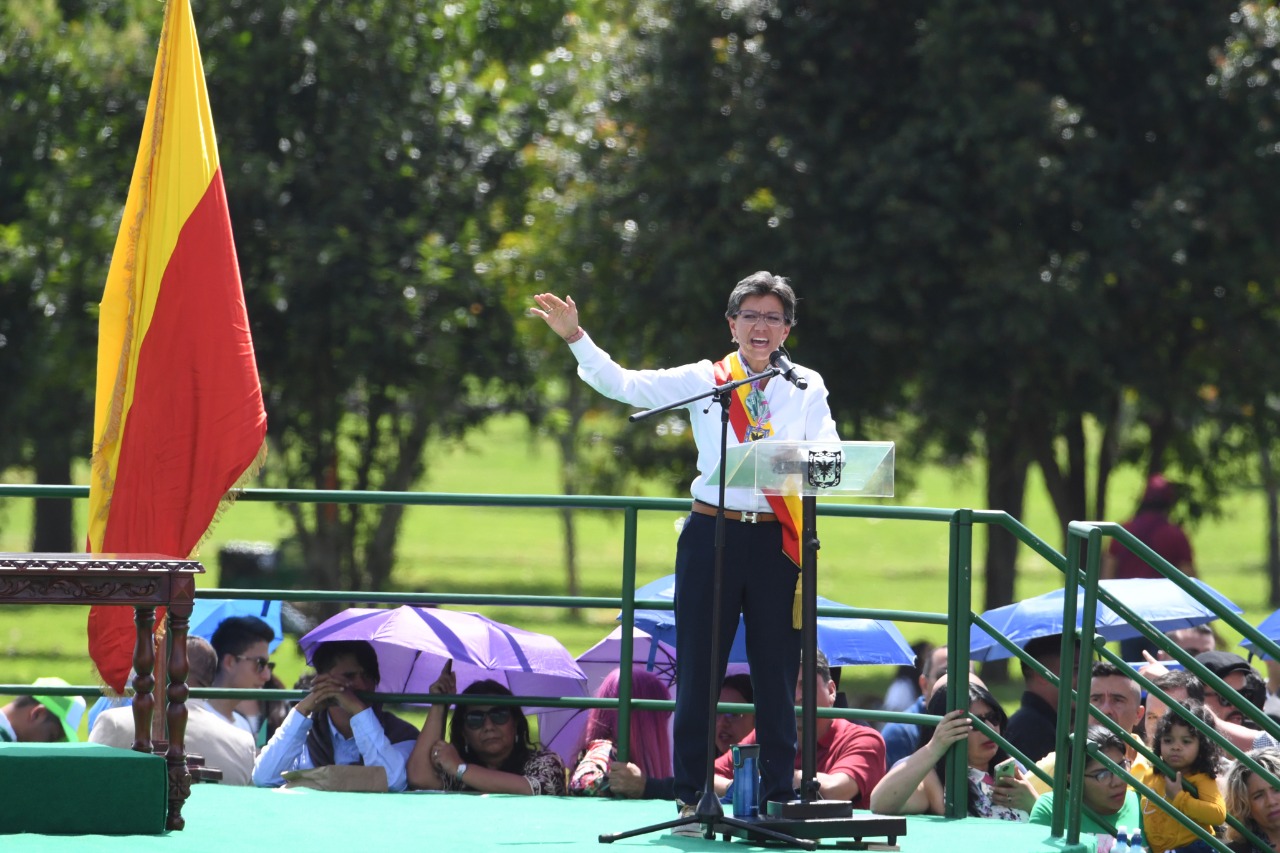 CLAUDIA LOPEZ, DISCURSO DE POSESION ALCALDESA DE BOGOTA