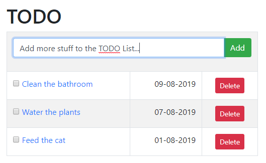 Todo List The View The Asp Net Core Mvc Tutorial