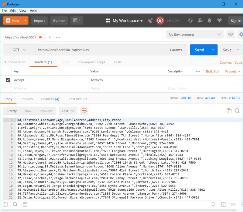 Creating A Custom Asp Net Core Output Formatter Codeopinion - Space Illustration Collection - Retina Quality