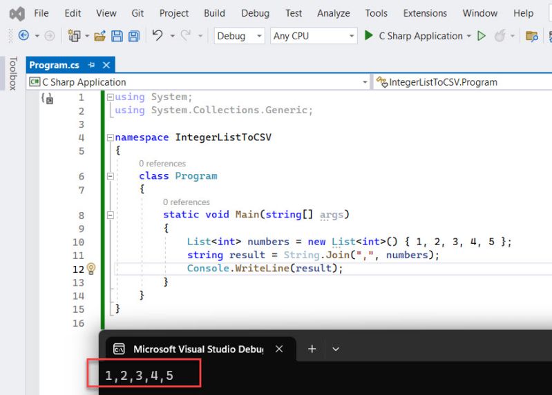 How To Convert A List To A Comma Separated String In C Aspdotnethelp Com - Premium Vintage Picture Gallery - High Resolution