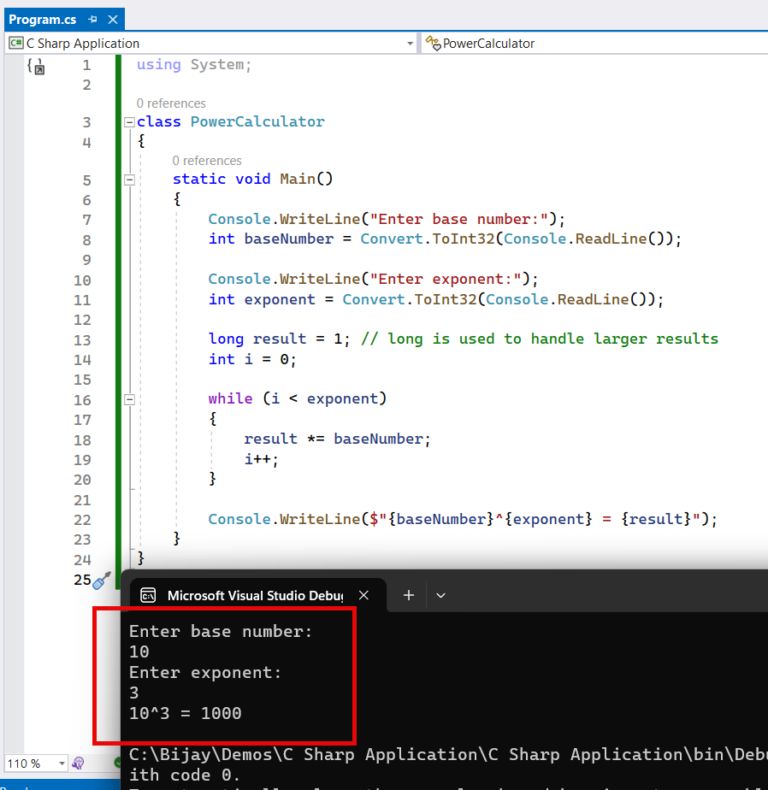 C Programming C Program To Calculate The Power Using Pow Function - Download Incredible City Wallpaper | HD