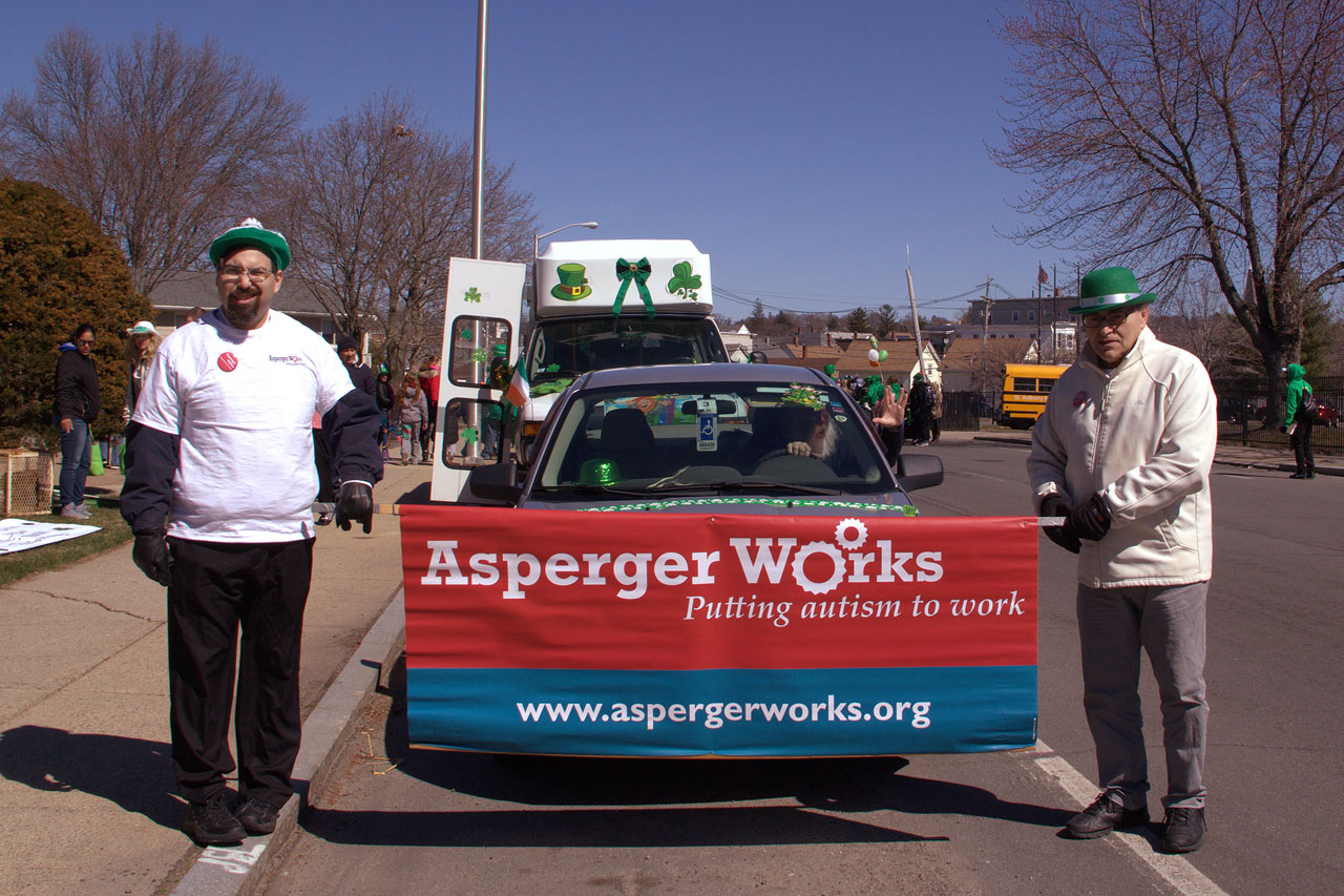 Daniel & Adam at Parade start