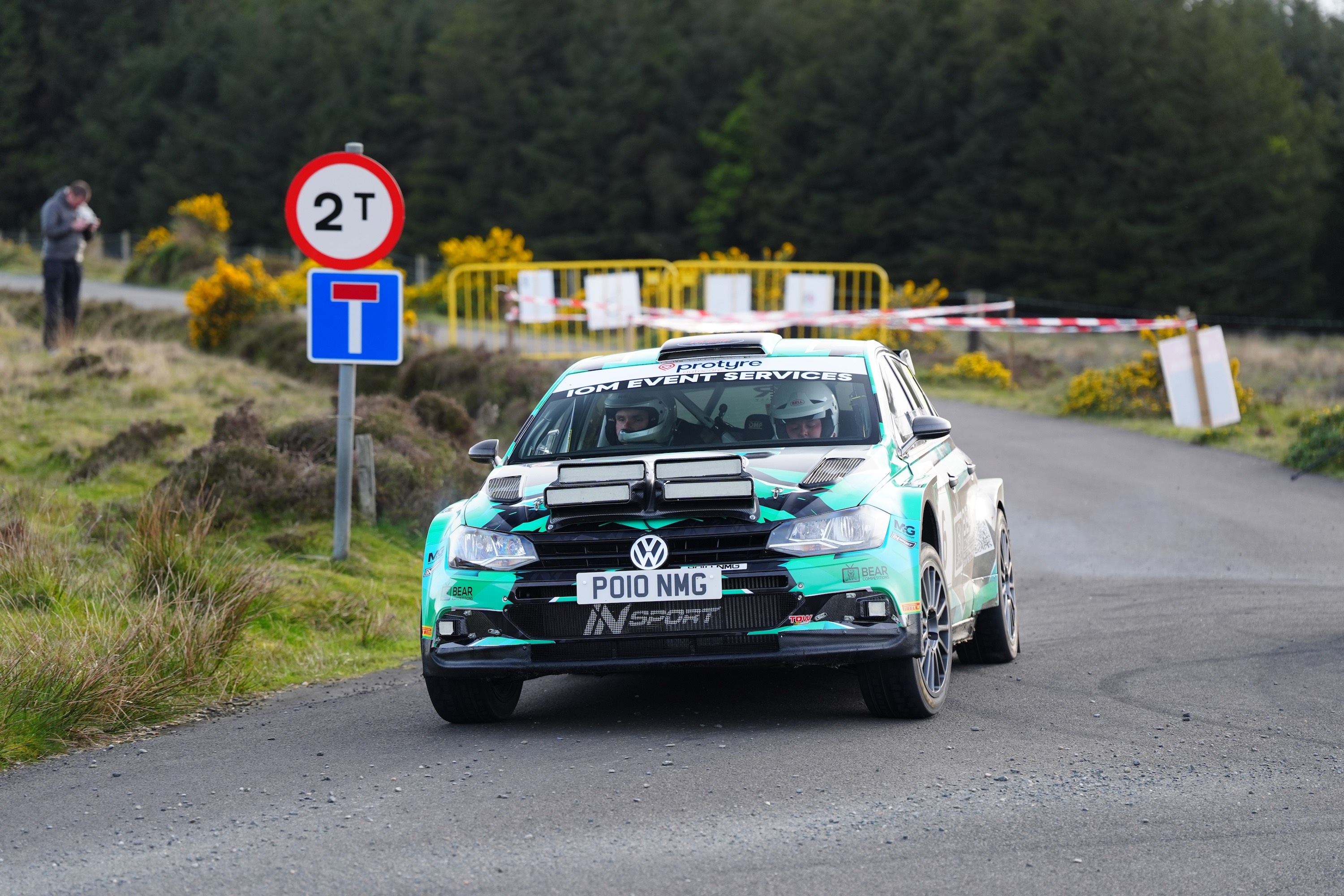 McGonigle leads Protyre Asphalt charge after dramatic Manx National Rally opening day