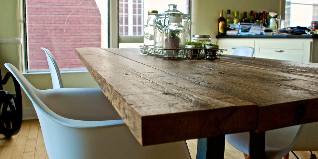 Diy Reclaimed Wood Table The Aspirational Hipster