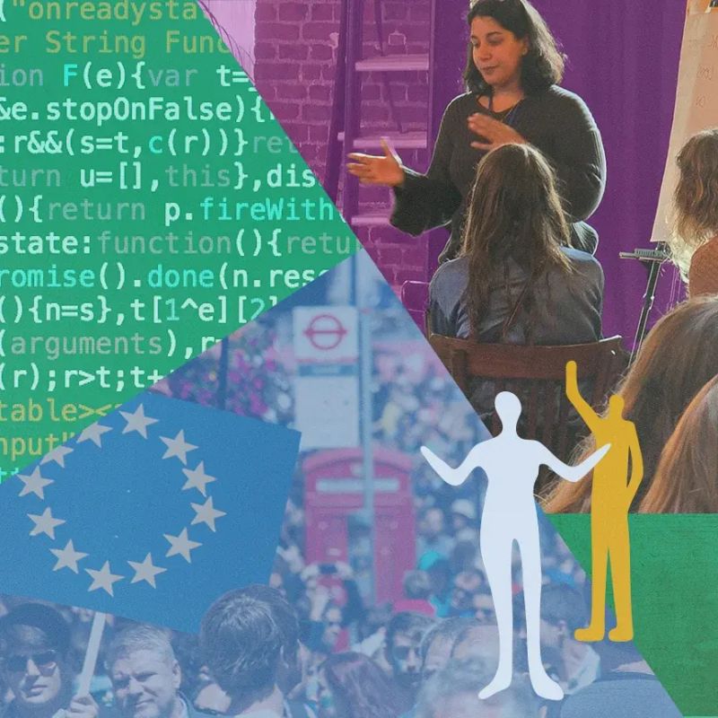 Team Leadership Application Citizens Policy Foundation - Elegant Colorful Illustration - 4K