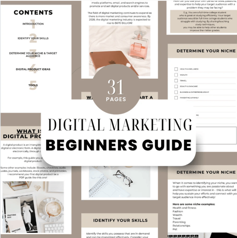 Digital Marketing Guide & Starter Kit for Beginners