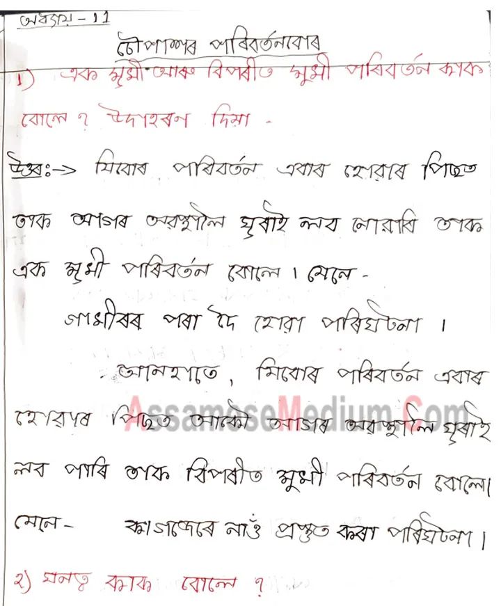 Class 6 Assamese Chapter 11 Question Answer - Classic Landscape Image - Full HD