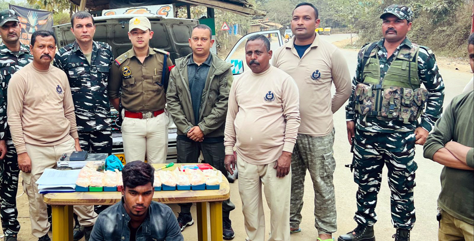 Heroin seized :কাৰবি আংলঙত প্ৰায় ১ কোটিৰ অধিক টকাৰ হেৰ’ইন জব্দ