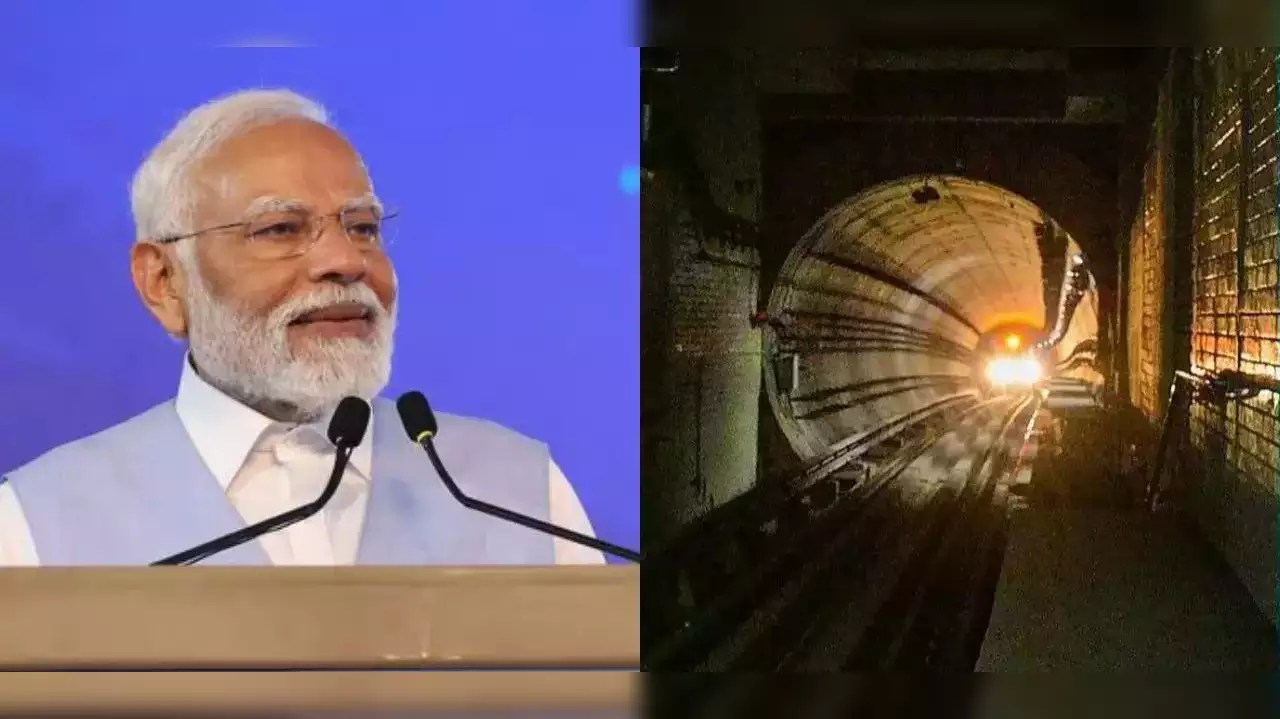 Prime Minister Modi Inaugurates India’s First Underwater Metro in Kolkata Amidst a Whirlwind Tour of Infrastructure Projects